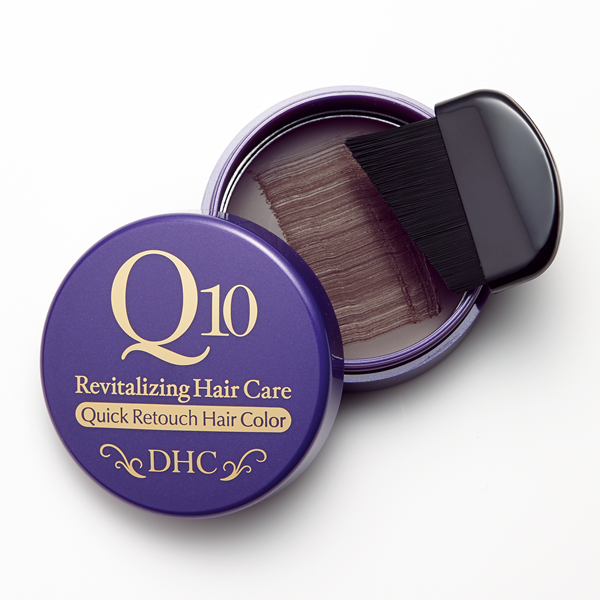 Japanese DHC coenzyme Q10 disposable dye hair brushed white hair portable temples Hair Root Powder Pie God can be washed away