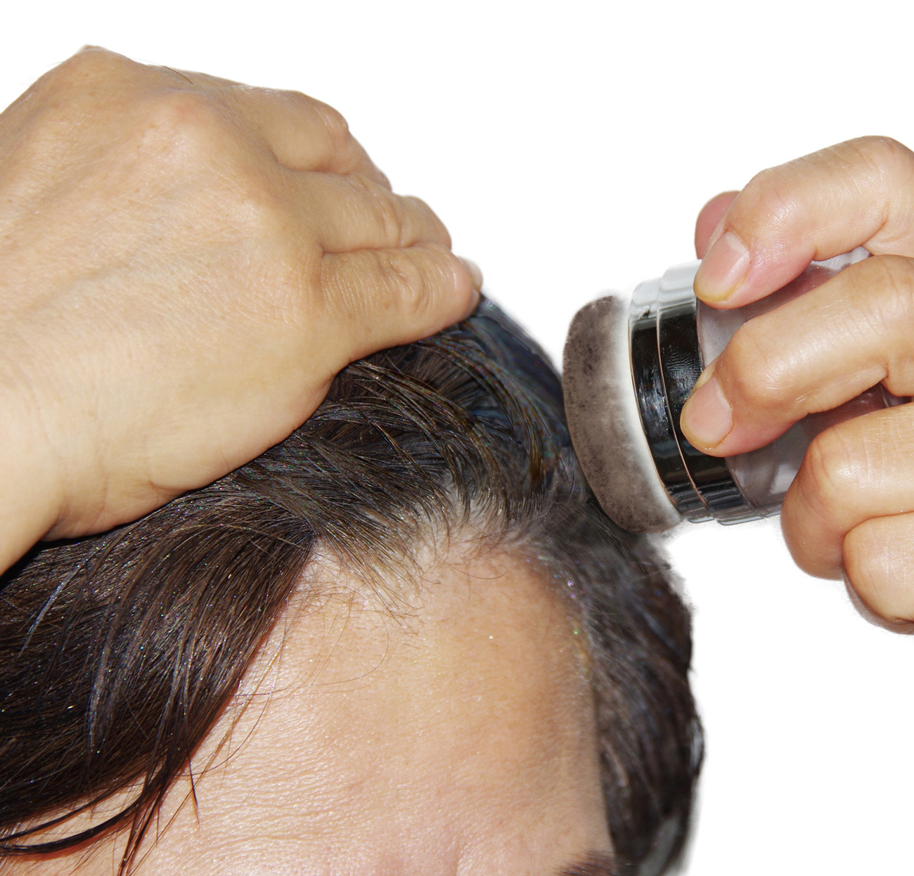 Japan's original clothing imports temporarily covered with white hair repair cover scarce haircut hide scalp dye powder bashing