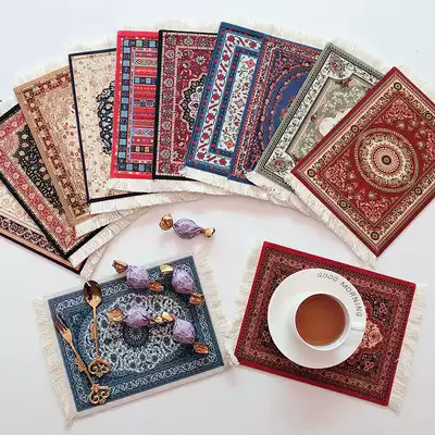 Turkish placemats National style American coaster Bohemian style non-slip anti-hot insulation retro table mat