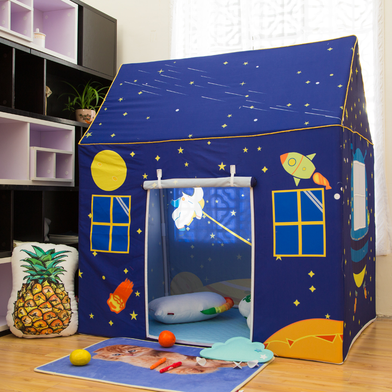 Children's tent Indoor and outdoor play house 3-12 years old children's birthday doll house Play house Drink Sleep small house gift