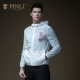 PINLI 2020 Spring New Men Slim Fit Trùm đầu Áo khoác nam Áo gió nam Xu hướng nam - Áo gió