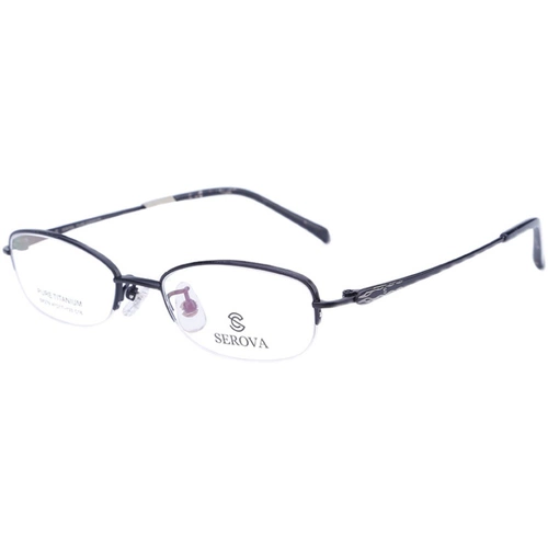 施洛华 Чистый титановый ультра -светлый зеркал SP279 Стакалы рамки женские полуписные очки чистого титана.