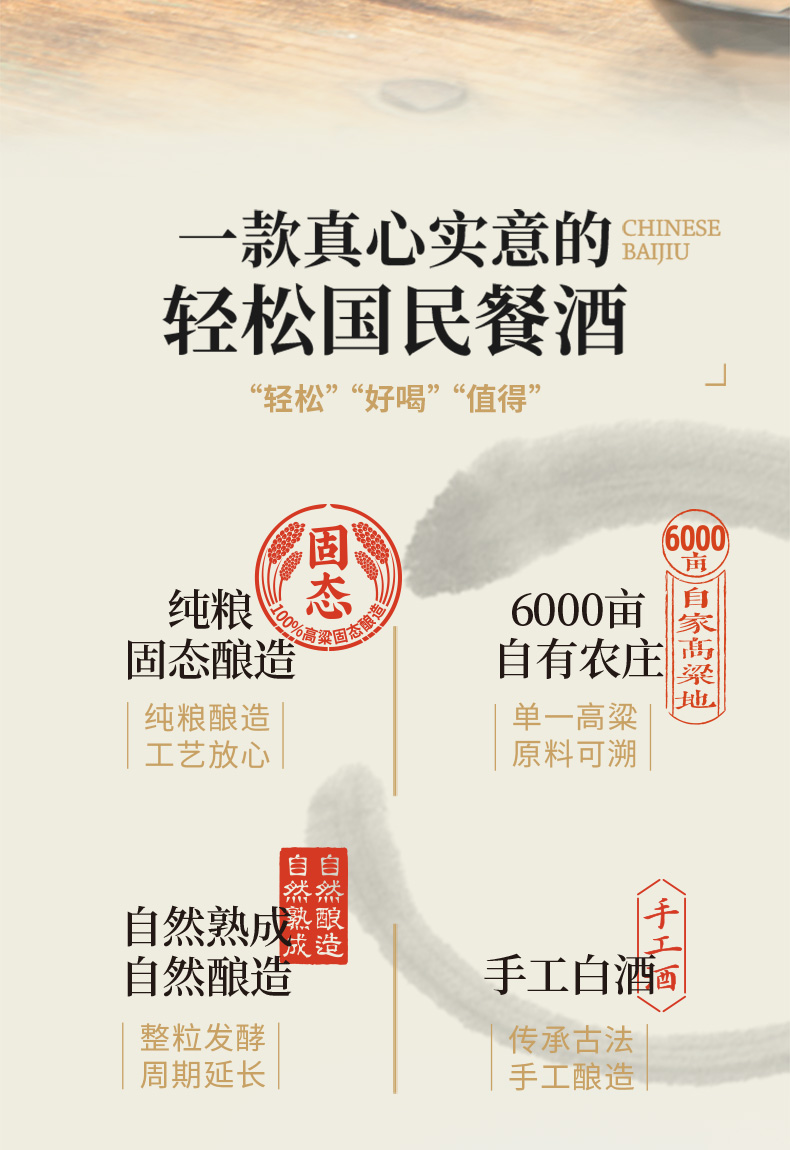 江小白三人饮蓝盖46度500ml白酒粮食酒