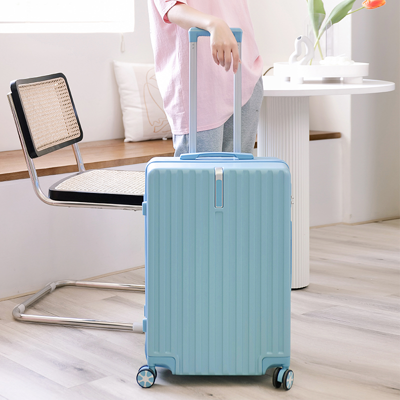 Aluminum frame pull box zipper 20 net red travel suitcase college suitcase password 26 inch male 24 woman 28