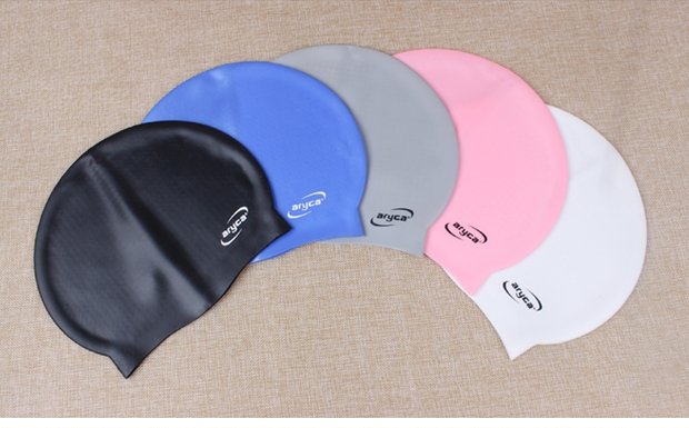 Mũ bơi Ya Lijia nam và nữ tai dài tóc không thấm nước thời trang người lớn silicone mũ bơi chuyên nghiệp mũ bơi 	nón bơi phoenix	