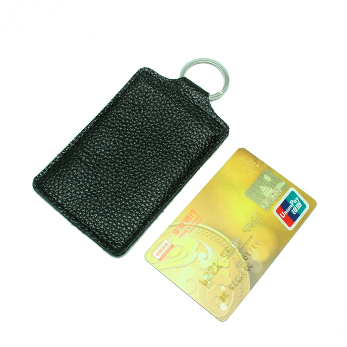 Lychee Grain Cow Leather Sleeve Card Bag Genuine Leather Door Forbidden Card Leather Cover Parking Card Bus Card VIP Kapi Cover Portable