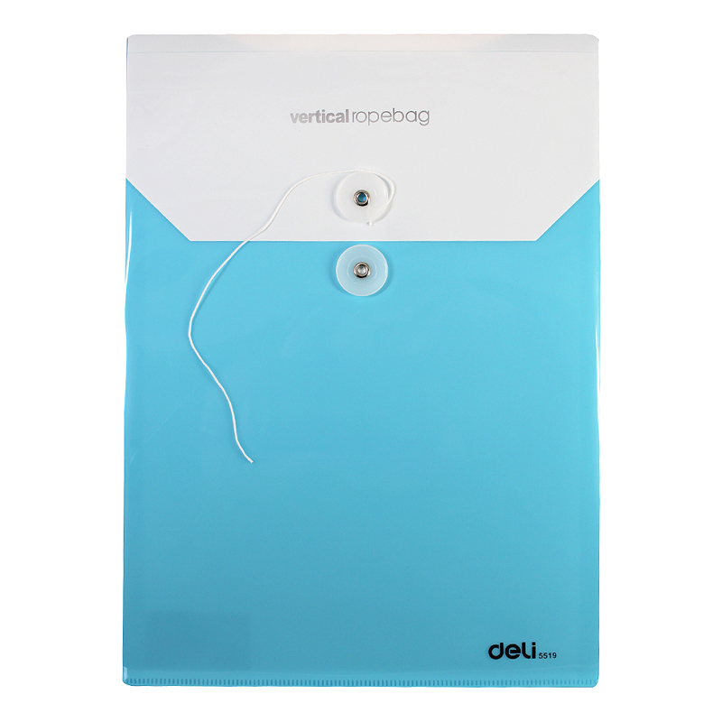 Deli 5519 file bag PP material color ticket storage document information A4 document bag exam paper finishing bag