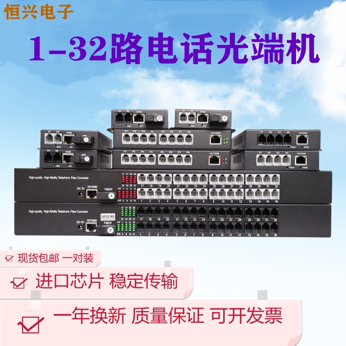 Telephone Optical Terminal 1 Channels 2 Channels 4 Channels 8 Channels 16 Channels 24 Channels 32 Channels Telephone Pcm Voice to Optical Fiber Transceiver 1 Pair