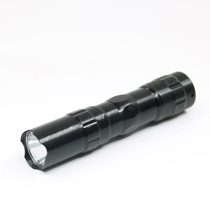 Buy two free one 5 battery LED aluminum alloy gift small flashlight camping outdoor mini keychain white flashlight