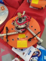 Pneumatic furnace building machine three hammer head furnace wall vibrator crucible furnace lining ramming tool furnace beater accessories for medium frequency furnace