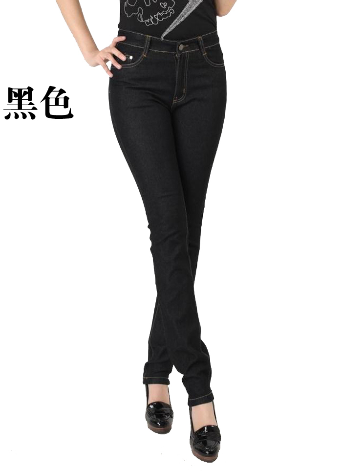 Quần jean nữ mùa hè quần dài mùa xuân và mùa thu eo cao Quần jean của phụ nữ quần mỏng của mẹ 40-50 tuổi quần áo nữ mùa hè đẹp