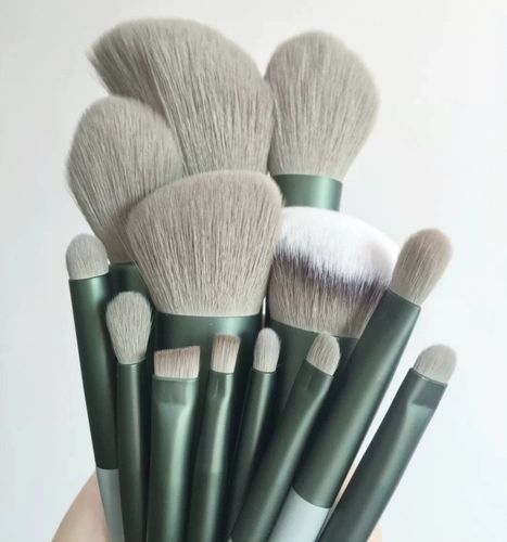 Щетка, кисть, система хранения, мягкие румяна для лица, 13 шт, полный комплект