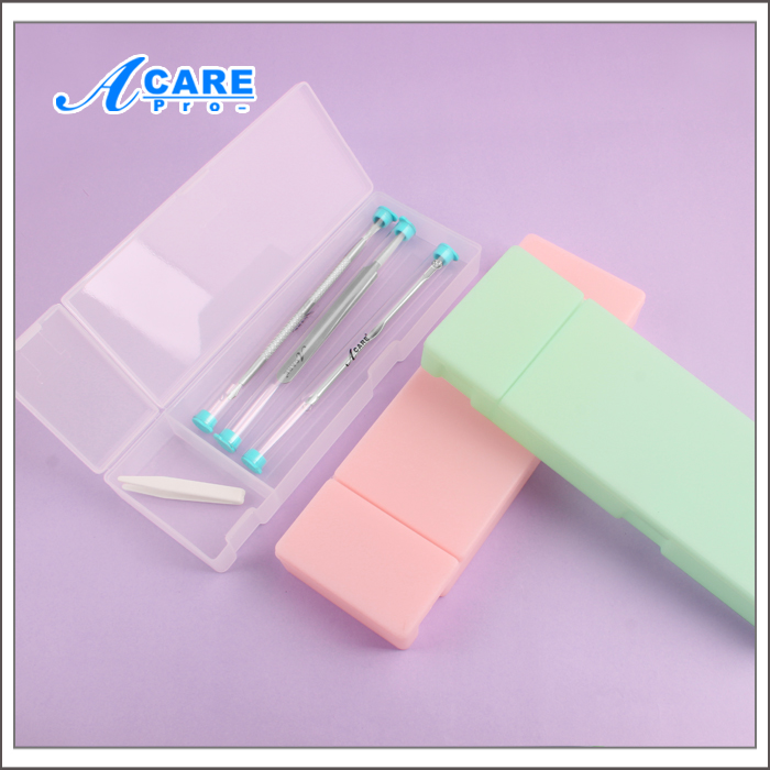 Candy-colored matte makeup brush storage box portable office stationery storage box desktop finishing storage cabinet artifact