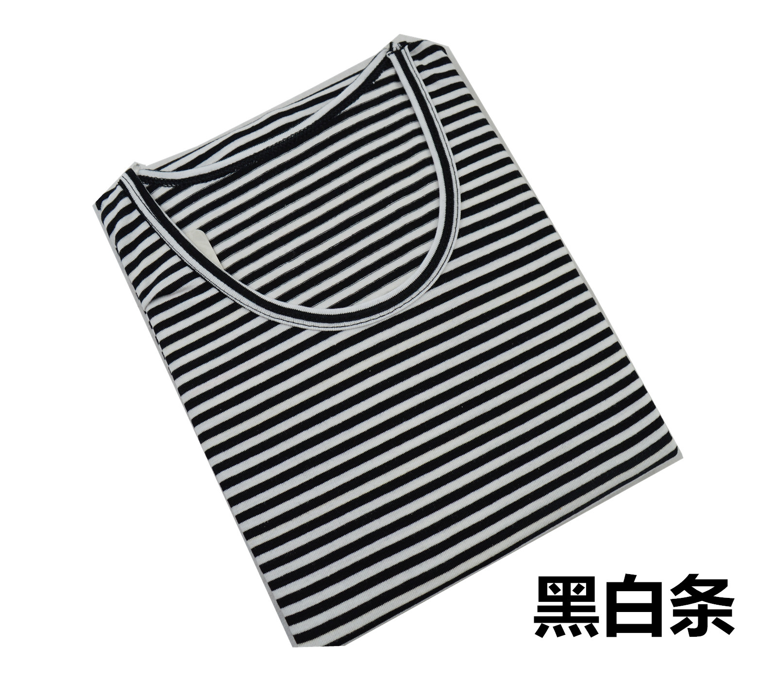Quần tất nữ cổ tròn mùa thu lỏng hàng đầu đơn mảnh Lycra cotton sọc trung niên cộng với phân bón XL đồ lót nhiệt áo lót nữ trung niên