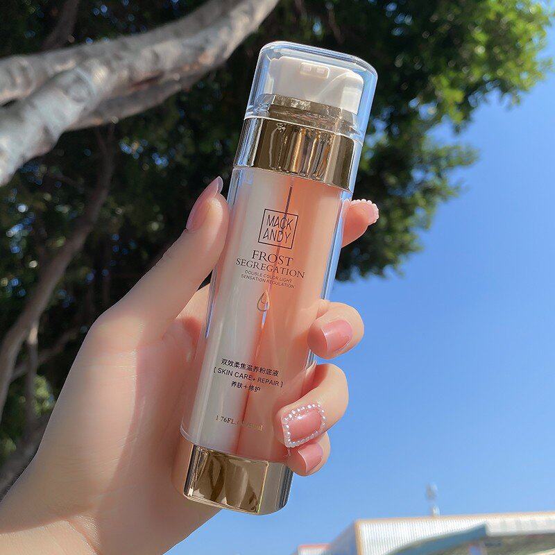 Li Jiaqi recommends BB cream double effect soft focus skin nourishing liquid foundation makeup primer double tube moisturizing concealer hold makeup