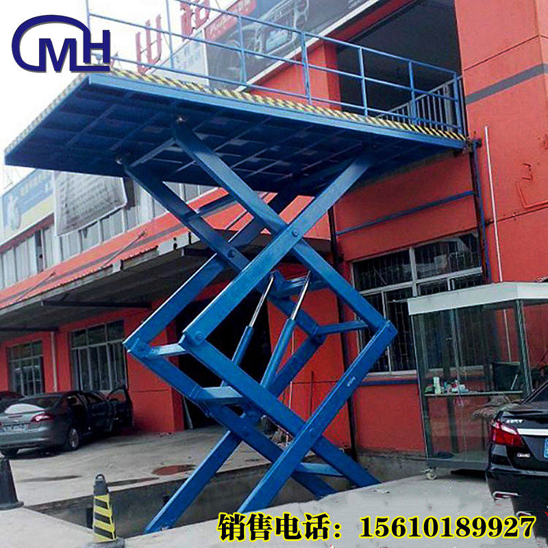 Professional set to make fixed scissor lift fork lift stock ladder hydraulic lift simple plant lift goods ladders