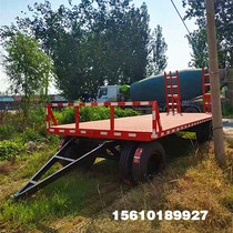 Customized traction tablet trailer heavy forklift towing large tonnage four wheels steering to flat plate car factory transshipment vehicle