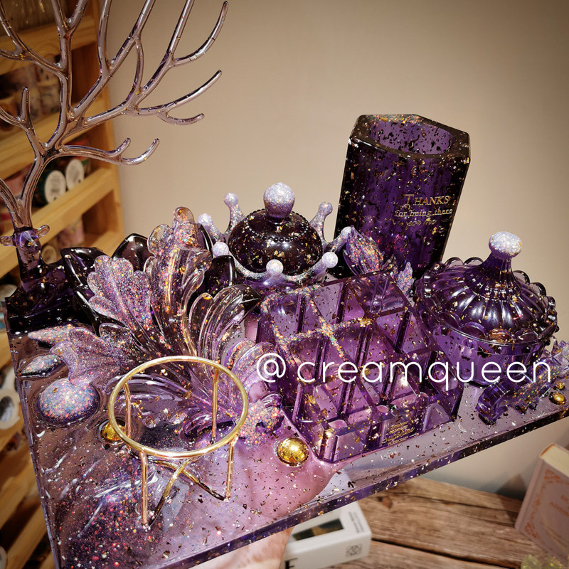 Thickened oversized chassis positive square rectangular mirror silicone mould DIY drop glue outlet red frame swing table base