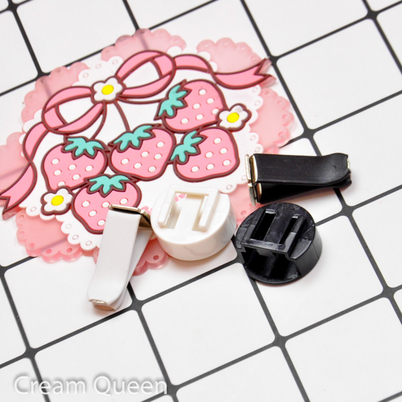 Car air outlet clip card slot with balm slice slot perfume clip Diy handmade decoration accessories material