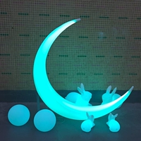 1,5 метра луны+маленький кролик+25 подключение к зарядке мяча по той же цене