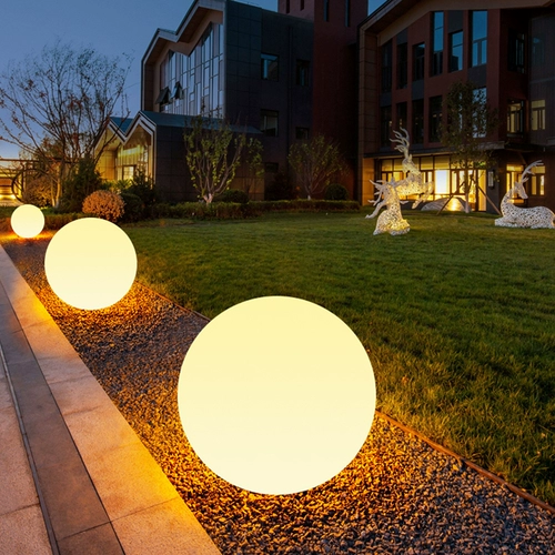 Светодиодные дорожные садовые фонари для беседки, напольная сферическая лампочка на солнечной энергии, лампа