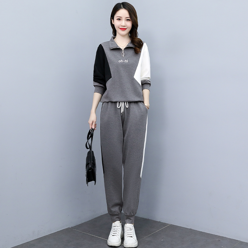 Casual Sportswear Suit for Women, Spring 2025, Super Popular New Style, High-End Fashion for Moms, Two-Piece Outfit, Complete Set