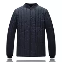 Mùa thu mới và mùa đông nam trung niên xuống áo vest cotton người già dày áo cotton kích thước lớn áo ấm cotton quần áo áo khoác vest nam mỏng