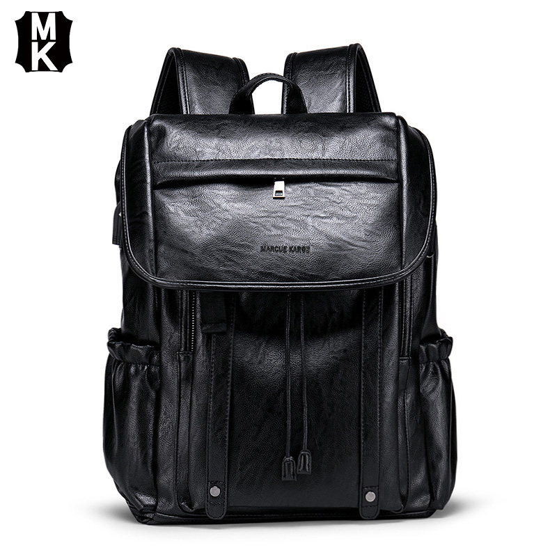 MK Fashion Shoulder Bag Ultra Fire Double Shoulder Bag Male Brief Casual Computer Bag Large Capacity Fashion Trends School Bag Tide Card