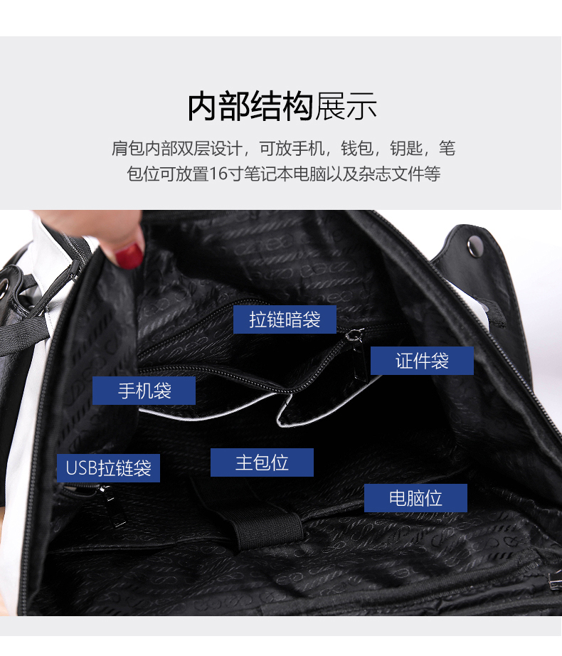 Qiaozhi Armani túi đeo vai nam xu hướng thời trang nam kinh doanh du lịch ba lô Phiên bản Hàn Quốc của túi xách nam đơn giản - Ba lô các mẫu balo đẹp cho nữ