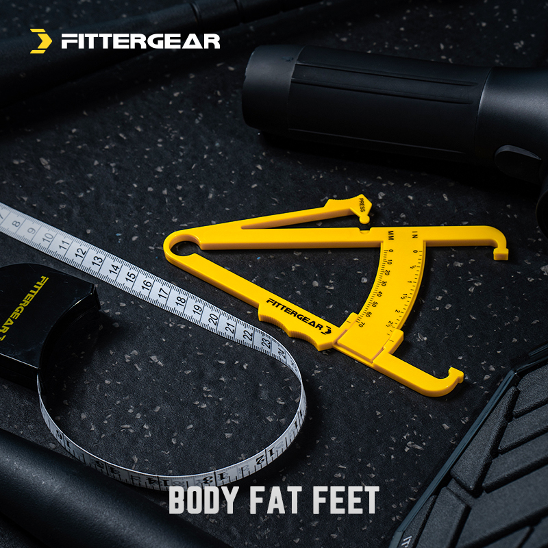 FitterGear fitness body fat measuring ruler measuring sebum tool tape measure body data measurement tool set