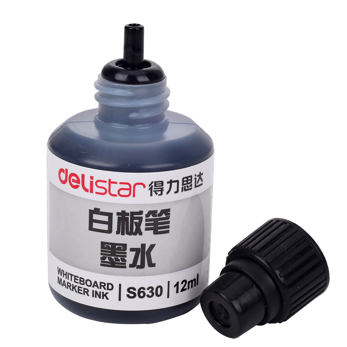 Deli Deli S630 Ink Whiteboard Pen Ink Whiteboard Pen Supplement is suitable for a variety of whiteboard pens