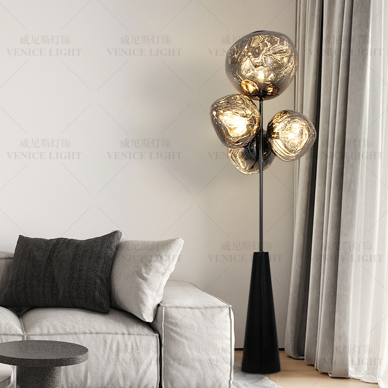 High-End Lava Living Room Floor Lamp, Italian Light Luxury, Creative Bedroom Atmosphere, Designer Standing Lamp Next to the Sofa