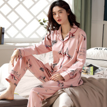 New cotton for pregnant women breastfeeding side opening lapel cotton prenatal and postpartum comfortable breathable pajamas