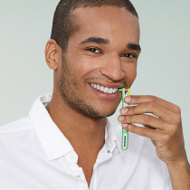 WINGBRUSH German FLOSSING ARTIFACT Portable household cleaning oral soft gum floss stick SMALL and universal