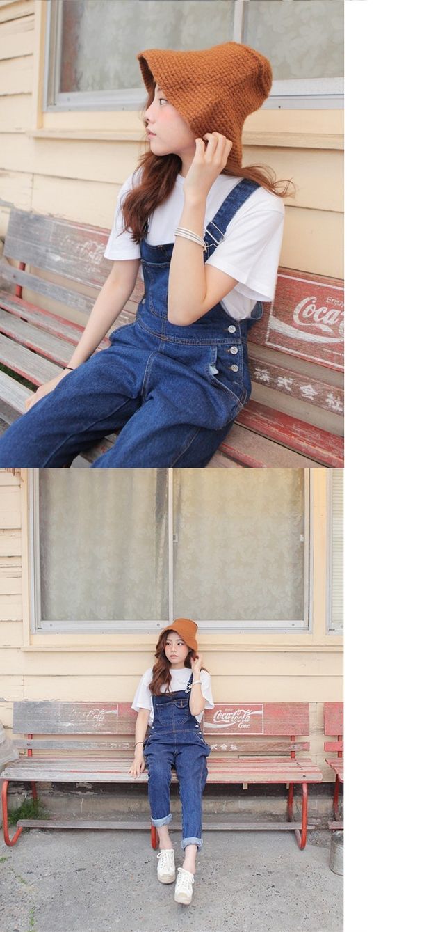 Fat mm mùa xuân, mùa hè và mùa thu cộng với phân bón XL cowgirl bib triều phiên bản Hàn Quốc của dây đai lỏng lẻo kết nối quần jean quần bò baggy