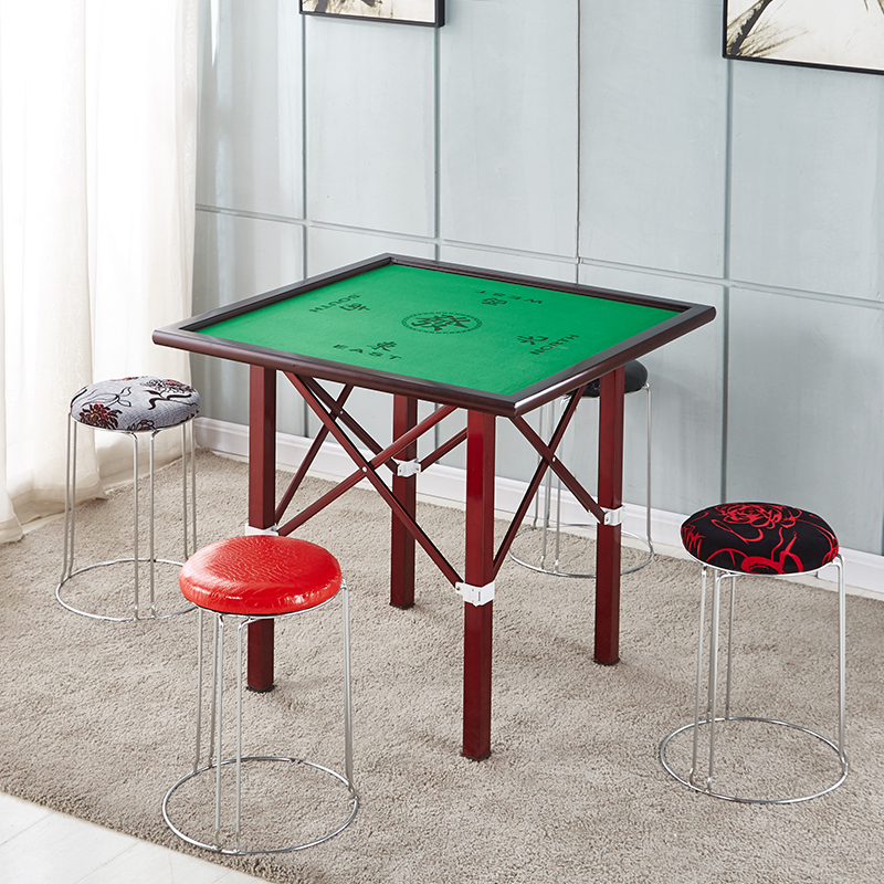 Household mahjong table chess and cards hand rubbing and playing cards dormitory bedroom square folding bird table dining table simple multi-function desktop