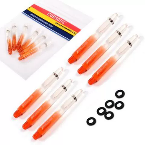 Điểm bắt đầu phi tiêu kim CUESOUL chính hãng 42mm màu phi tiêu nylon que đuôi que 6 / bộ - Darts / Table football / Giải trí trong nhà bảng phi tiêu gỗ	