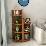 Цветочная стойка Сплошная древесина Внутренняя и наружная многослойная анти -коррозионная цветочная полка.