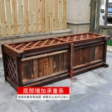 Маленький двор цветочный ящик анти -коррозион прямоугольный большой балкон посадка овощной горшка горша