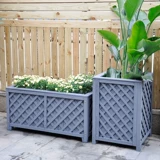 Маленький двор цветочный ящик анти -коррозион прямоугольный большой балкон посадка овощной горшка горша