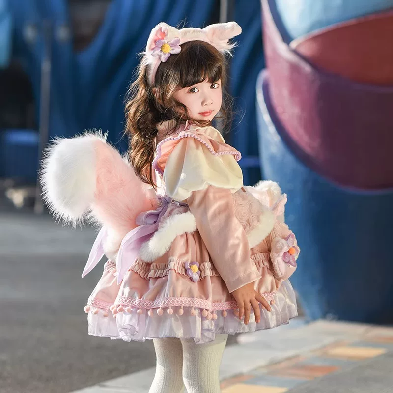 Disney, платье, маленький костюм принцессы, косплей, подарок на день рождения