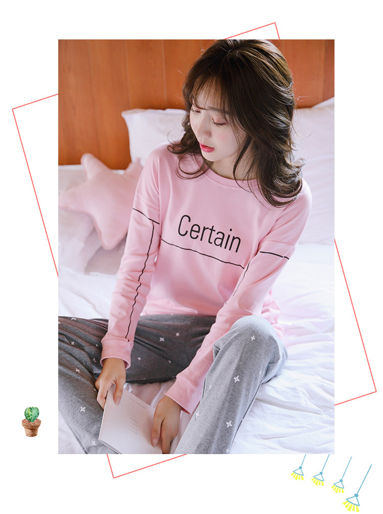 Pyjama pour femme en Coton à manches - Ref 2996210 Image 29