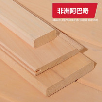 African Abachi wood sauna board sweat steam room paint-free solid wood anti-corrosion home floor balcony buckle board wall board hanging board