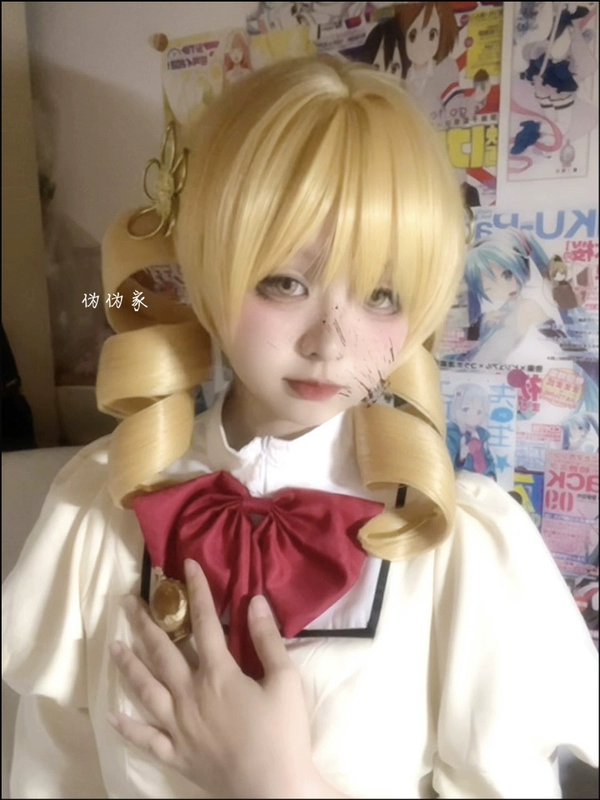 [Fake Home] Bộ tóc giả cosplay kiểu tóc đuôi ngựa chống trọng lực của Cô gái phép thuật Madoka Asami