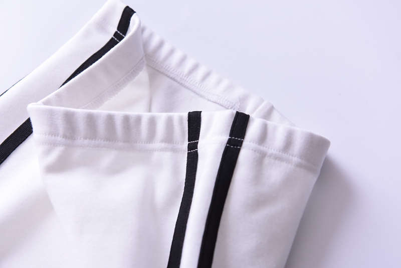 Mùa thu dày màu trắng quần legging thể thao phụ nữ không mặc cộng với sọc dọc nhung bó sát quần cotton bó chân quần vải nữ