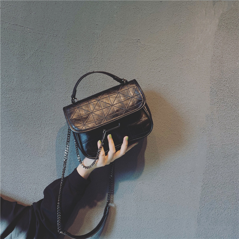 France's soft - skinned bag bag girl 2023 new gas blast network red pop - chain handbag slip shoulder bag