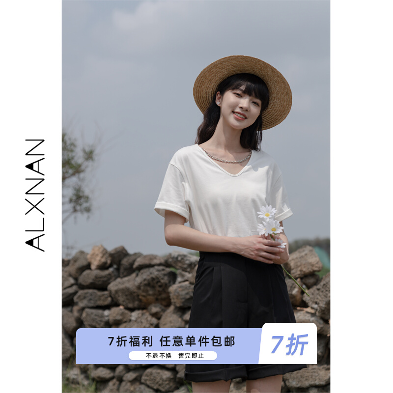 Deer South Black Shorts Woman High Waist Display Slim Fit Pants Summer Loose 2022 New outwear a word pants