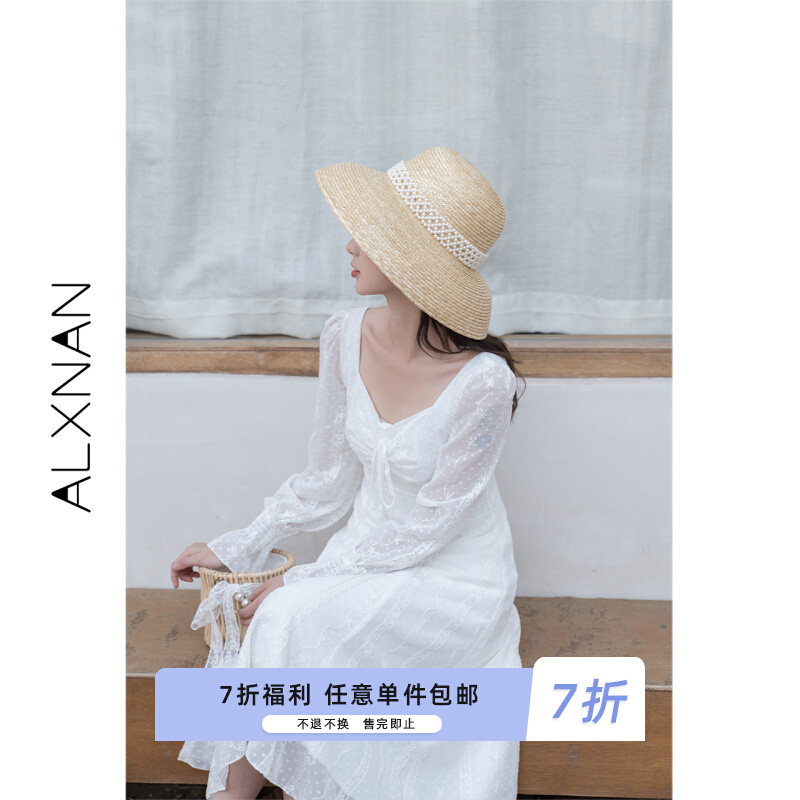 Deer South White Square Collar Foreign Dress Spring Style New Design Sensation Small Crowdlaw Vintage 2022 New Spring Dresses
