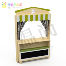 Kindergarten Mediterranean multi-function toy cabinet puppet game House Childrens House corner role play WSH