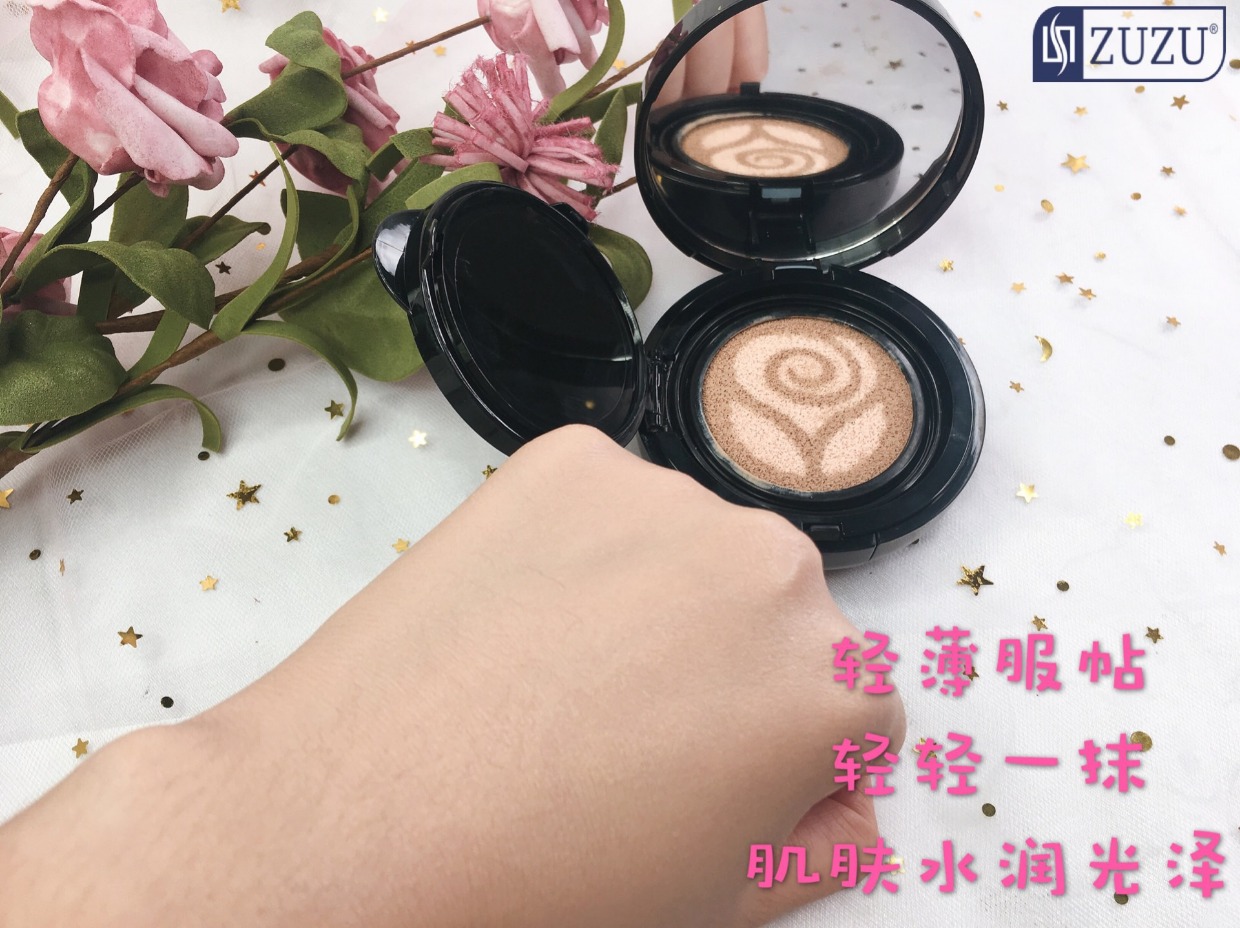 ZUZU Fantasy hai màu sửa chữa air cushion BB cream silicone Puff che khuyết điểm dưỡng ẩm dạng lỏng trang điểm nền nữ bền màu kem nền bb tím